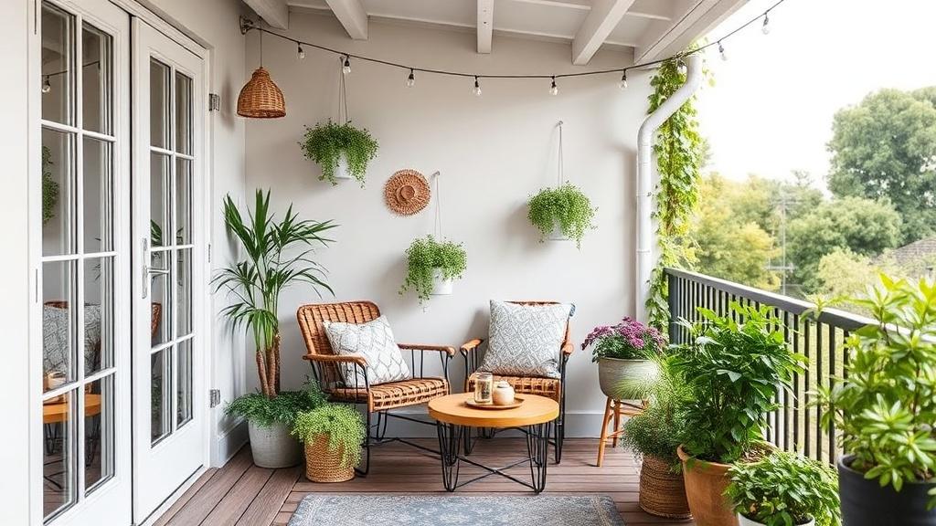 Wie man einen gemütlichen balkon gestaltet