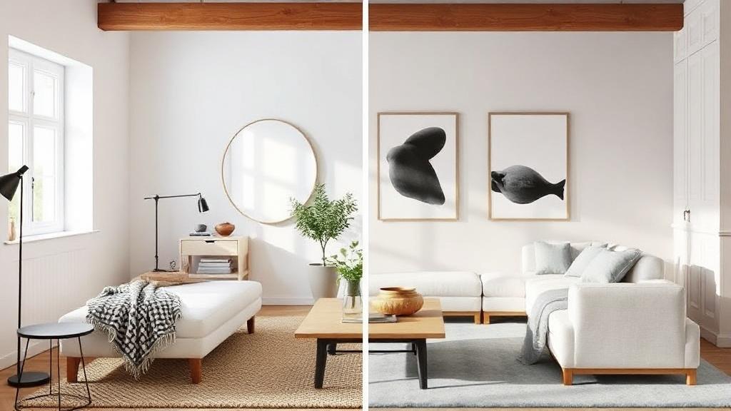 Minimalistisch oder skandinavisch – welcher Stil passt besser?