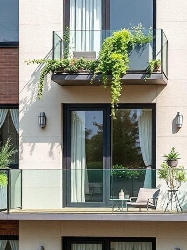 Kleine Balkone optimal gestalten.