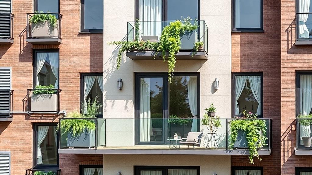 Kleine Balkone optimal gestalten.
