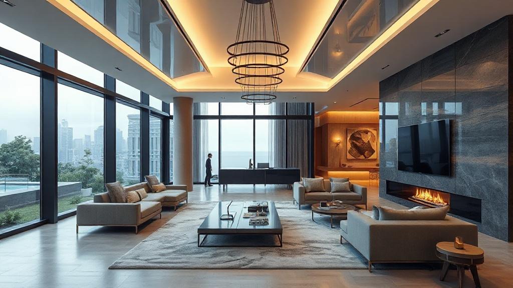 Moderne Luxus-Innenarchitektur