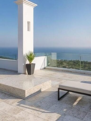 Terrazzo und Natursteinplatten auf der Terrasse: Planung, Verlegung und Pflege