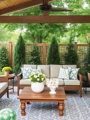 Outdoor-Wohnzimmer gestalten: Wetterfeste Textilien und Loungemöbel mit System