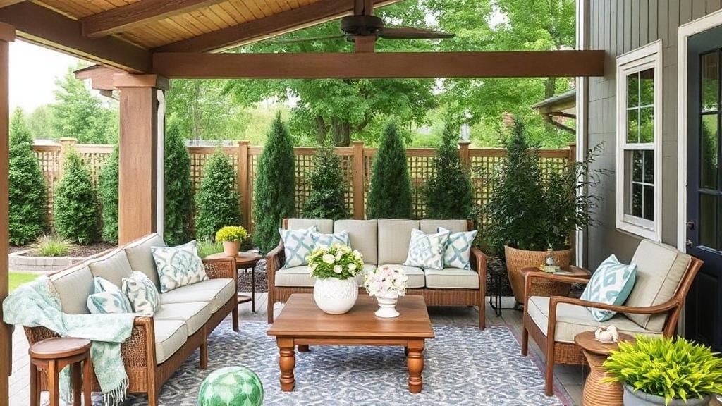 Outdoor-Wohnzimmer gestalten: Wetterfeste Textilien und Loungemöbel mit System