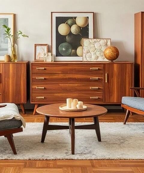 Mid-Century Modern: Ikonische Möbelformen und Holznuancen neu entdecken